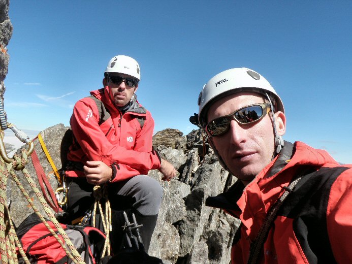 Arete du Soleil (34).jpg - Petite pause casse-crote